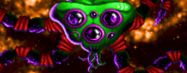 An Ur-Quan. A large, green, caterpillar-ish alien bent on enslaving all other species.