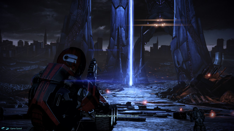 Shepard makes the final approach.