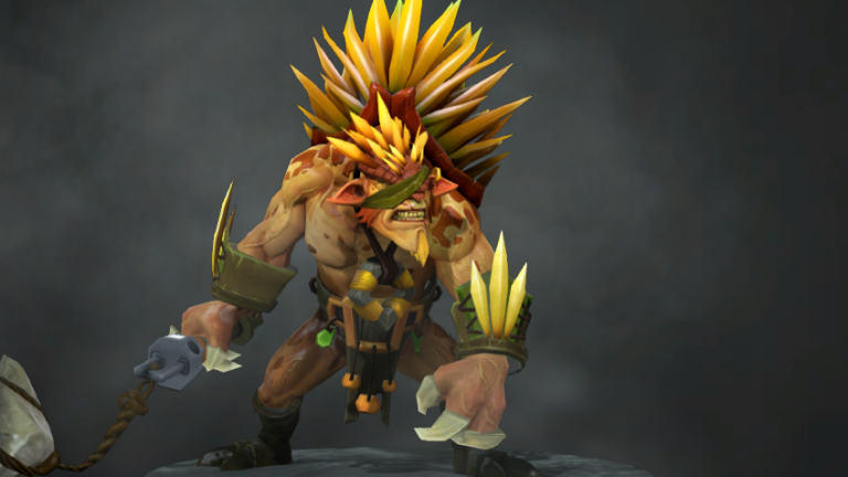 Bristleback, a hedgehog inspired brawling hero from Dota 2.